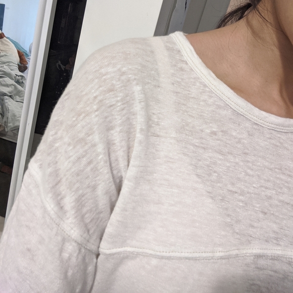 ✨3 for $25✨ Aritzia Wilfred Free Linen T-shirt - Picture 5 of 6